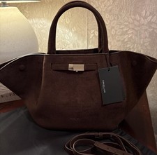 Demellier Midi Suede New York Tote Bag With Dust Bag