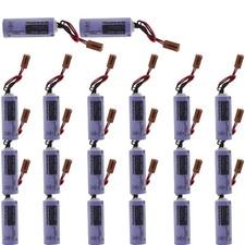 20PCS BR-AG Battery 3V 1800mAh PLC CNC Battery Non-rechargeable Cell with plug
