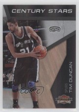 2010-11 Panini Threads Stars Silver Century Proof 78/99 Tim Duncan #25 HOF 0d3