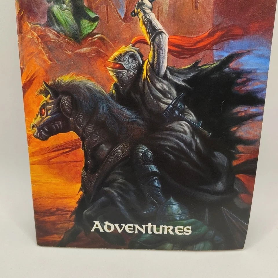 1993 Dragon Strike Board Game Replacement Adventures Manual Booklet Part Only - Image 3 of 4