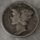 1942 S 10C Mercury Dime 90% Silver American Coin #3