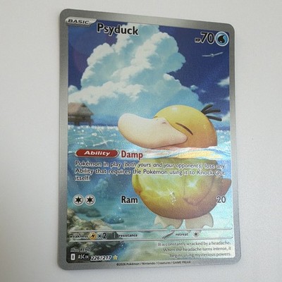Pokémon TCG Psyduck 226/217 Ascended Heroes Holo fresh pull Super Clean