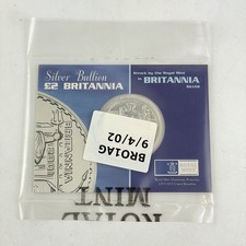 2001 United Kingdom Silver Britannia 1oz Bullion Coin £2 Two Pounds