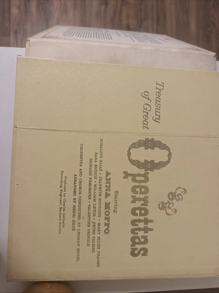 1960 Treasury of Great Operettas Anna Moffo 9-LP Vinyl Record Album Box Set - Image 3 of 3