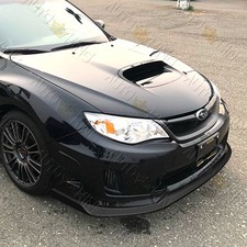 Fit 2011-2014 Subaru Wrx Sti 3pcs Black Cs2-style Front Bumper Body Spolier Lip Fit 2011-2014 Subaru Wrx Sti 3pcs Black Cs2-style Front Bumper Body Spolier Lip