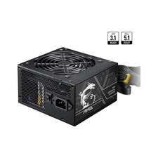 MSI MAG A750BN PCIE5 II Power Supply Unit 750 W 24-Pin ATX ATX Black