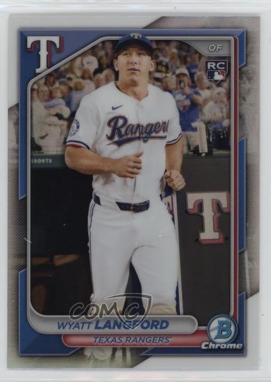 2024 Bowman Chrome Image Variation SP Wyatt Langford #71 Rookie RC 09an