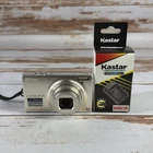 Nikon COOLPIX S6100 16.0MP Digital Camera Silver w/ Battery & Charger