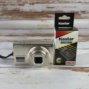 実写美⭕️良品【動作確認済】Nikon COOLPIX S6100 シルバー Nikonデジタルカメラ COOLPIX S6100