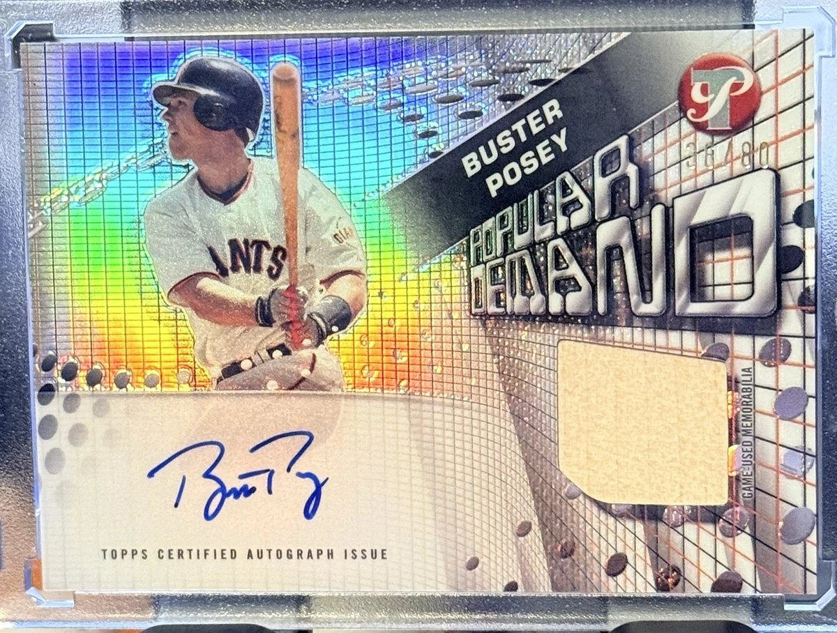 Buster Posey Baseball San Francisco Giants Autographed Sports