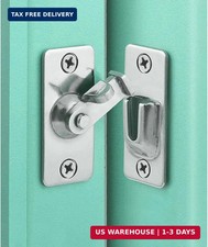MINI Size 90 Degree Door Latch Sliding Screen Door Latch Barn Door Lock Hasp Lat