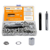 ÖSen-Set 120-Tlg. 10Mm Mit ÖSenzange Und Stanzwerkzeug FüR Leder Planen