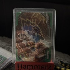 2023 Panini Prizm Fireworks Green Cracked Ice Prizm #F-1 Jalen Hurts Eagles