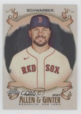 2021 Topps Allen & Ginter Chrome Kyle Schwarber #282 4o6