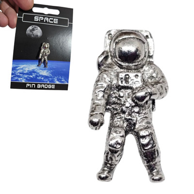 Astronaut Pin Anstecker Zinn Space Walk Anzug Weltraumrennen Mann Mond Revers Schmuck