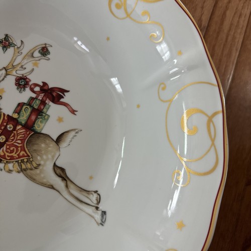 Williams Sonoma Twas the Night Before Christmas 13" Servierschale Rentier Weihnachten - Bild 4 von 18