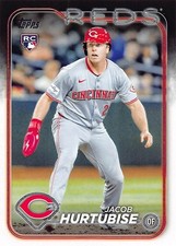 Jacob Hurtubise 2024 Topps Update US165 Cincinnati Reds Rookie Baseball Card