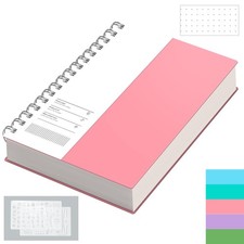Dot Grid Spiral Notebook, A5 100gsm Paper, 30...