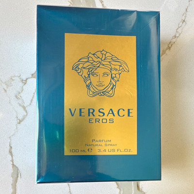Versace Eros Parfum Natural Spray, 3.4 US fl oz Regular Size
