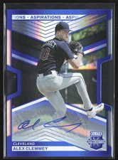 Alex Clemmey 2023 Panini Elite Extra Edition Aspirations Die-Cut Auto /70 #95