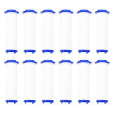 12Pack Shower Head Filter 2.8 Inch PP Cotton Filter Cartridge