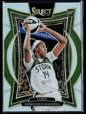 2025 Panini Select WNBA #60 Dominique Malonga Silver Prizms Rookie RC NM