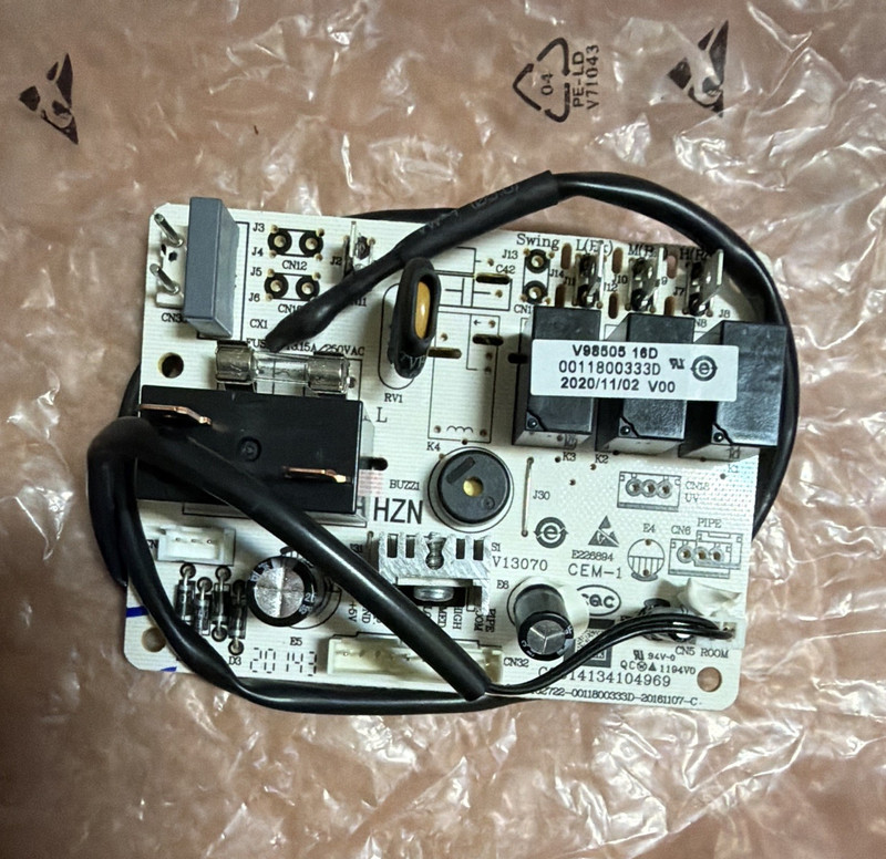 HVAC Control Board Control Circuit Board PCB V98503 16D 0011800333D 9A 250VAC