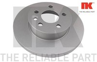 2X Bremsscheibe NK 314746 2 Bremsscheiben Vorderachse Vorne FüR VW