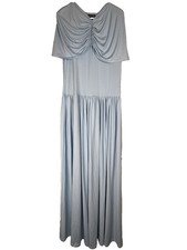 Pretty Little Things Blue Ruched Women’s Maxi Dress Size 12 New with Tags