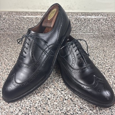 Allen Edmonds Chester Wingtip Oxford Shoes Mens 10.5 Black Leather Office Career Allen Edmonds McAllister - Wingtip Bal Lace-up Oxford  main image 4