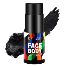 Black Face Body Paint Stick Makeup, Cream Blendable Painting Sticks, 