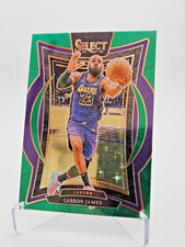 2024-25 Panini Select Councourse #54 LeBron James - Green Stars Prizm