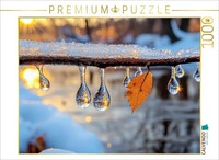 Calvendo Puzzle Glittering Ice Drops In The Sunshine | 1000 Pieces, Finished Siz