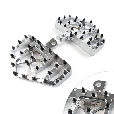 Für Harley Touring Sportster Softail Dyna Wide Fat Foot Pegs MX Style Floorboard