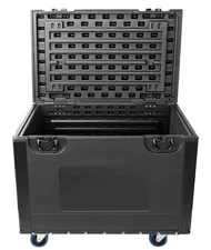 Waterproof Cable Trunk Sturdy Tool Case Detachable Flight Case w/ Wheels