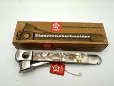 Vintage Pfeilring Solingen Zigarrenschneider in OVP Perlmutt-Optik TOP