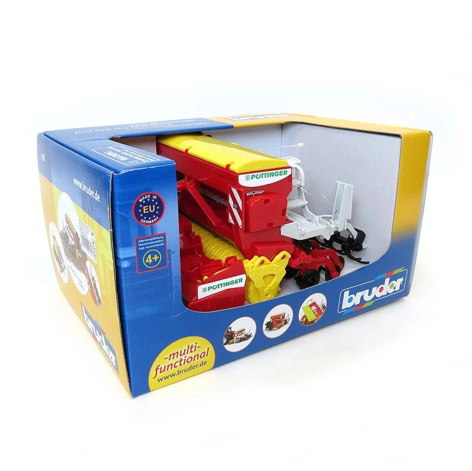 1/16 Pottinger Vitasem 302ADD Harrow-Mounted Seed Drill By Bruder 2347 - Image 4 of 4