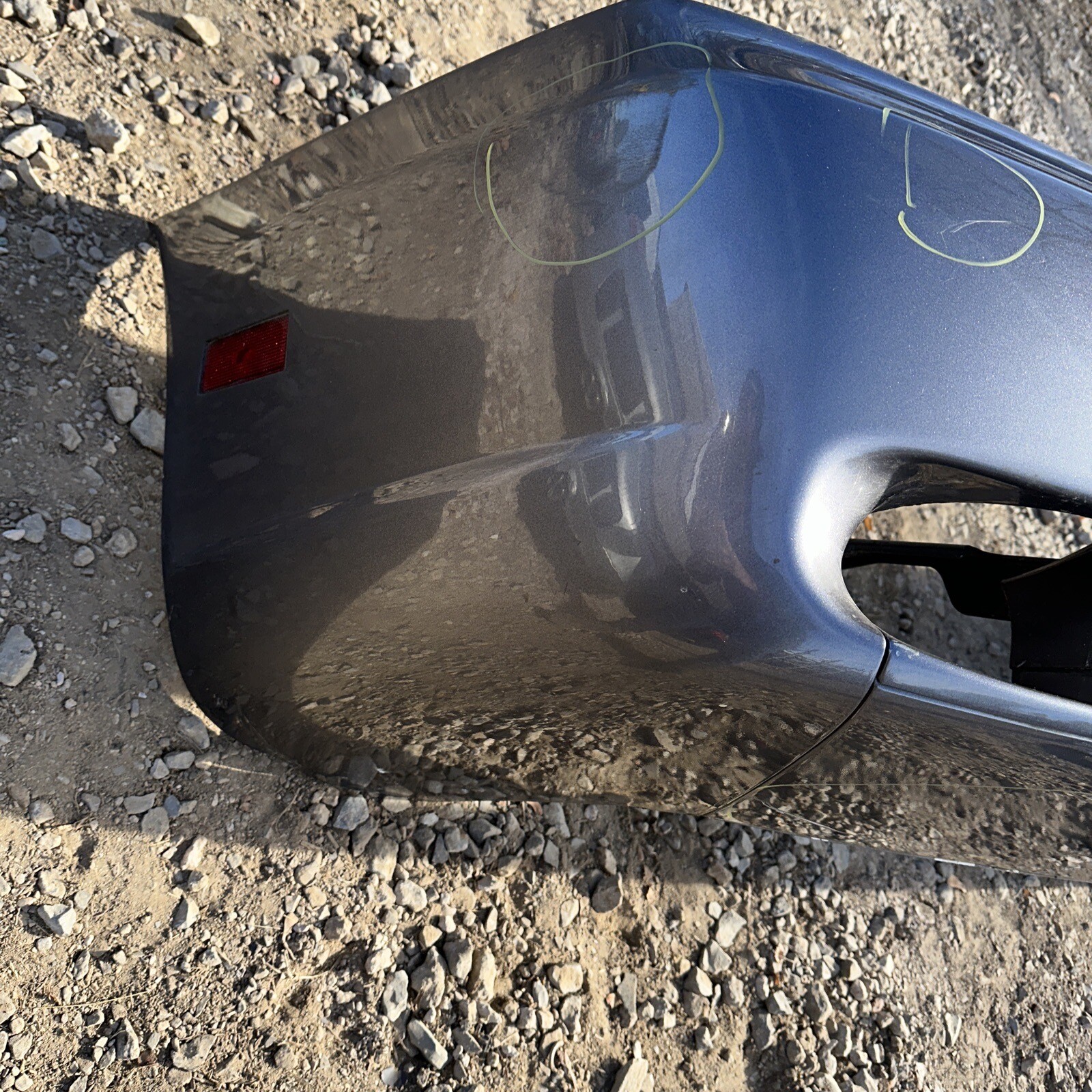 02-07 Maserati Coupe 4200 M138 GT Rear Bumper Cover Assembly Gray OEM