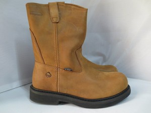 wolverine steel toe pull on boots