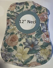 Bib 12" Neck Pull Over Head T-Shirt Special Needs Drool cotton polyester blend