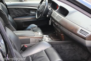 Lederausstattung Sitze Sitz Leder Schwarz Komplett BMW E65 E66 7er.
