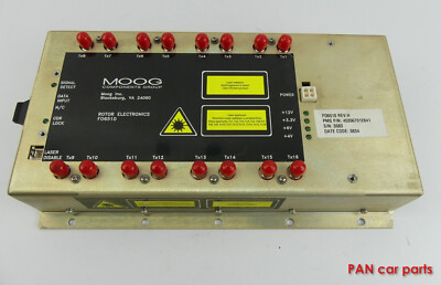 Moog FO6510 Laser Box Controller  PMS P/N: 453567012841 REV:H, Rotor Electronics