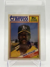 1988 Topps Revco Dave Stewart Baseball Card #29 Mint FREE SHIPPING