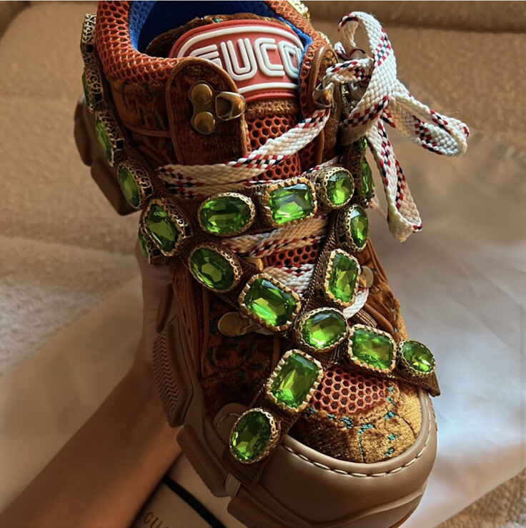 Gucci Crystal Sneakers - Gem Gucci Crystal Sneakers - Gem