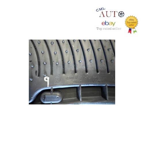 2011-2017 VW Volkswagen Touareg Factory All Weather Floor Mats 4PC Black OEM - Picture 10 of 16