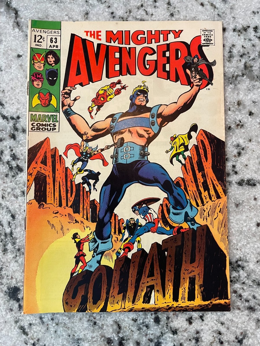 Avengers # 63 NM- Marvel Comic Book Hulk Thor Iron Man Captain