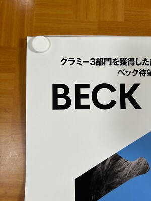 BECK COLORS 2017 Japan Original Promo Poster B2(20x28) &Free