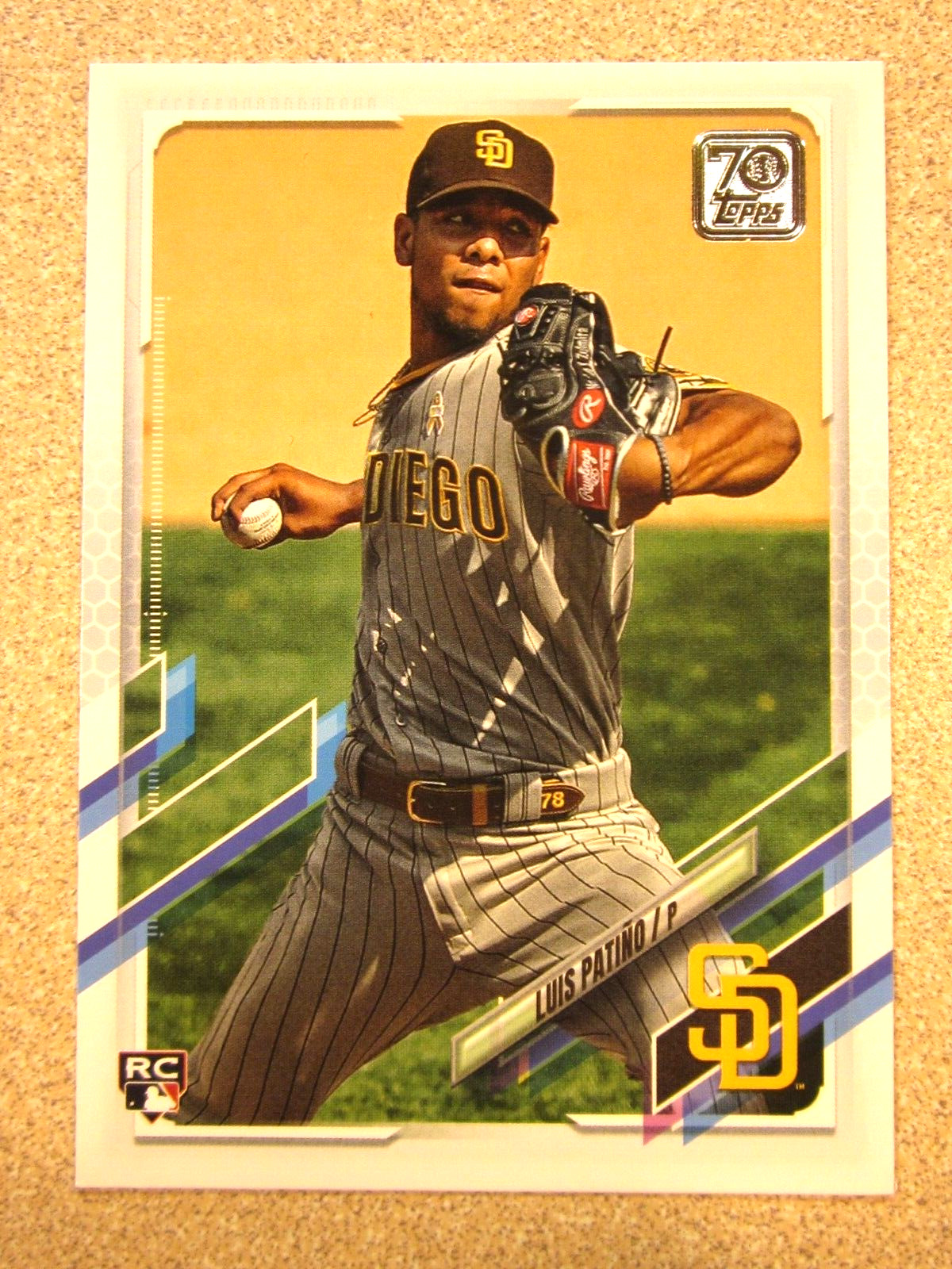 2021 TOPPS SERIES 1 #205 LUIS PATINO SP SHORT PRINT VARIATION PADRES ROOKIE RC