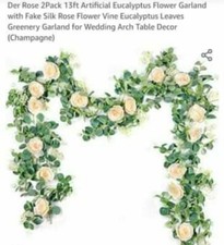 Eucalyptus Garland with flowers