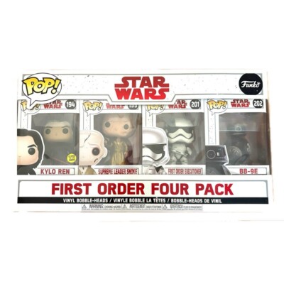 Funko Pop! Vinyl: Star Wars First Order 4 Pack Glow Kylo Ren Costco Exclusive